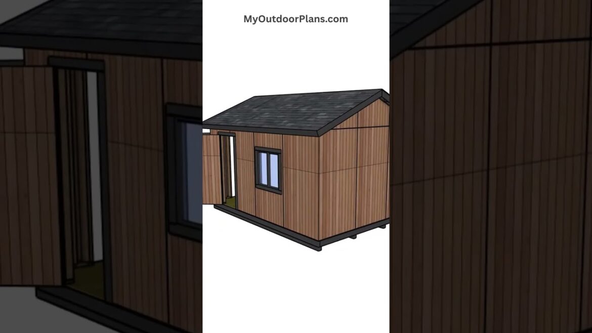 12x16 Garden Shed Plans #shed #gardenshed #storageshed