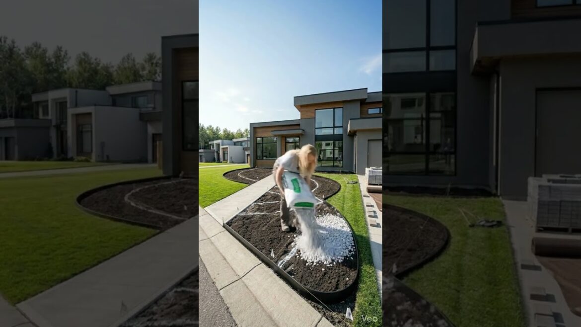 How to Create a Modern Front Yard Landscaping with Tropical Plants #gardendesign How to Create a Modern Front Yard Landscaping with Tropical Plants #gardendesign