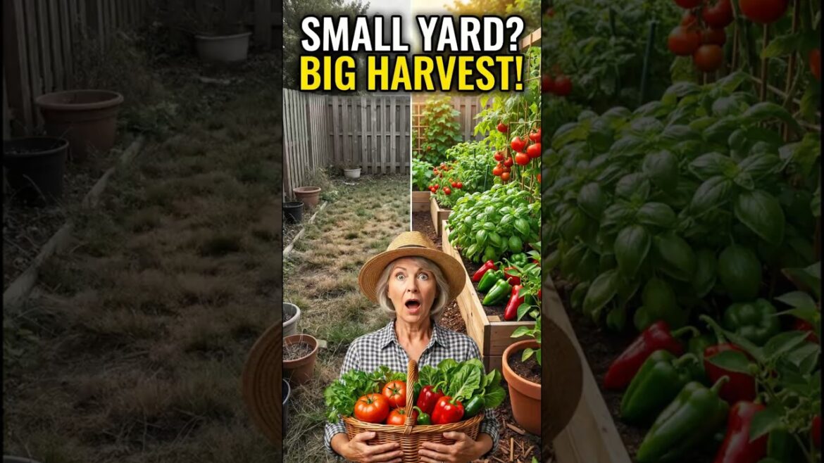 Small Yard, MASSIVE Harvests with These Plants #gardening #homesteading #shorts