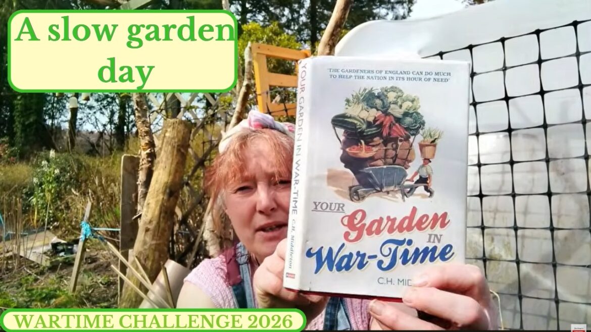 A Slow Spring Day at Wildwood Cottage🌿 Pottering & Planning my wartime kitchen garden🌿