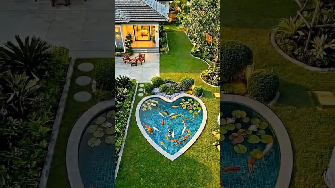 This Heart Pool Will Blow Your Mind 🤯 Backyard Makeover #viral #satisfying #poolhouse #backyardpool