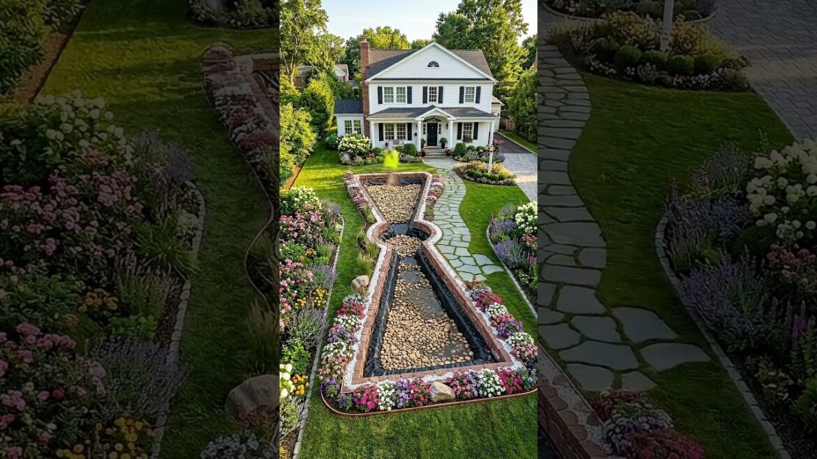 DIY Bow-Shaped Water Feature | Front Yard Landscaping Ideas DIY Bow-Shaped Water Feature | Front Yard Landscaping Ideas