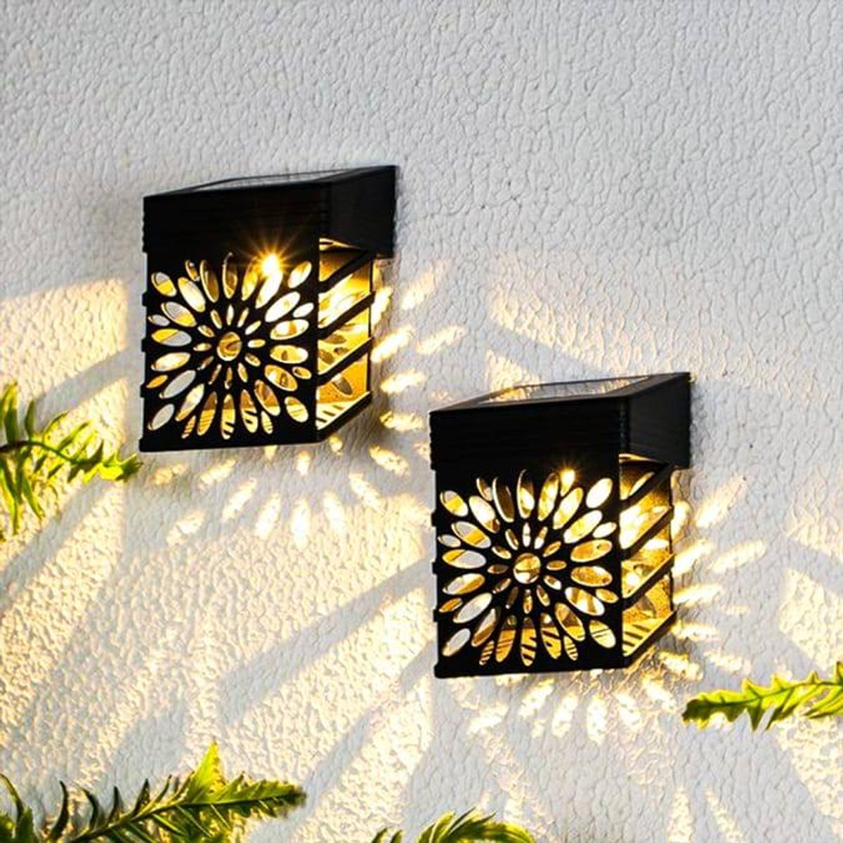Small options include the pack of two Firefly Solar Light Co Silhouette Wall Lights