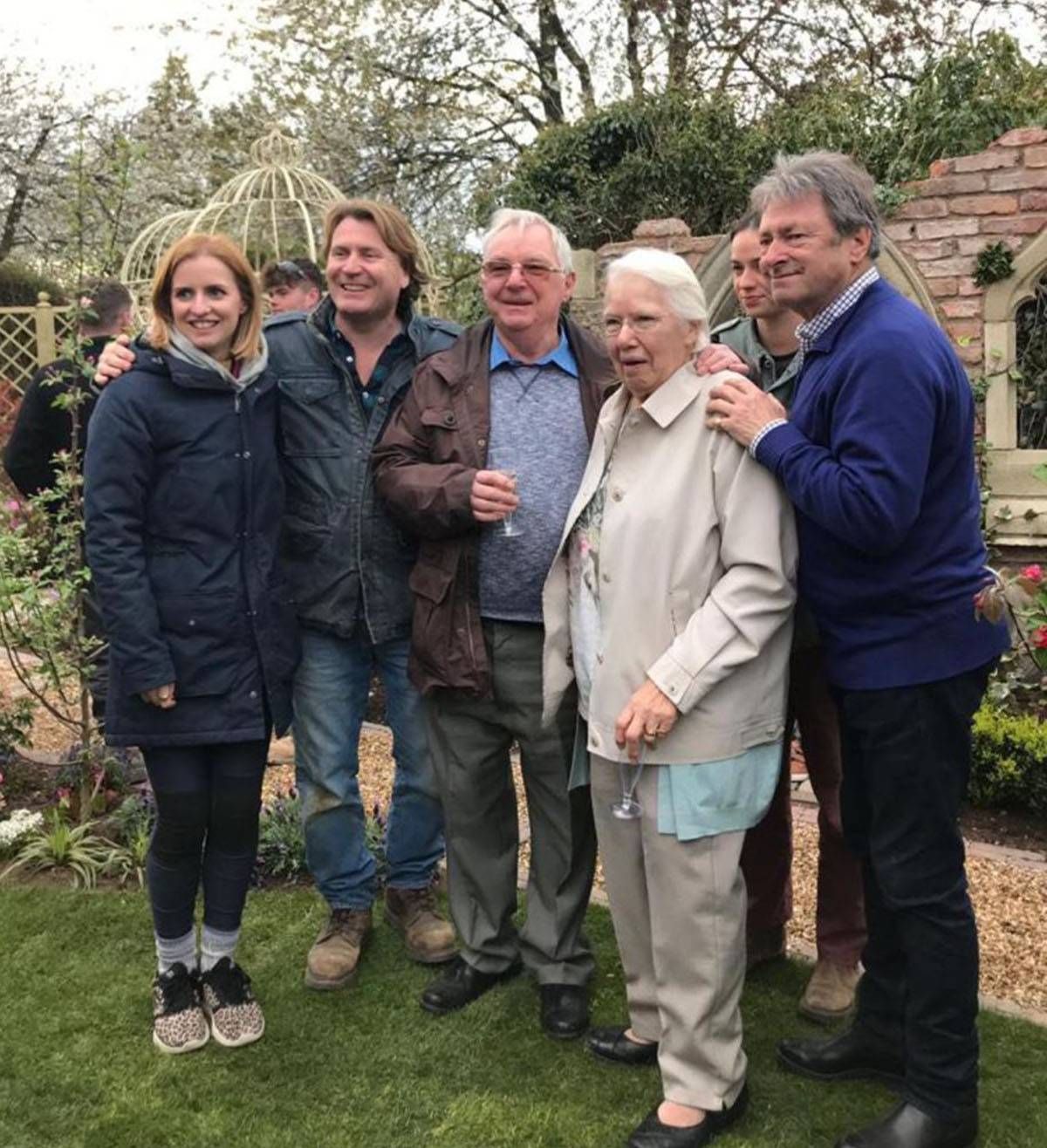 Alan Titchmarsh and his team