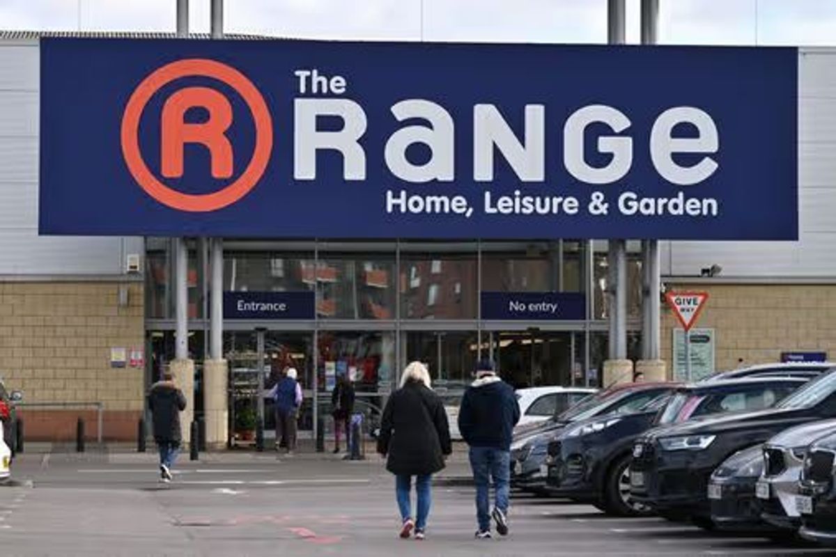 The front of The Range store