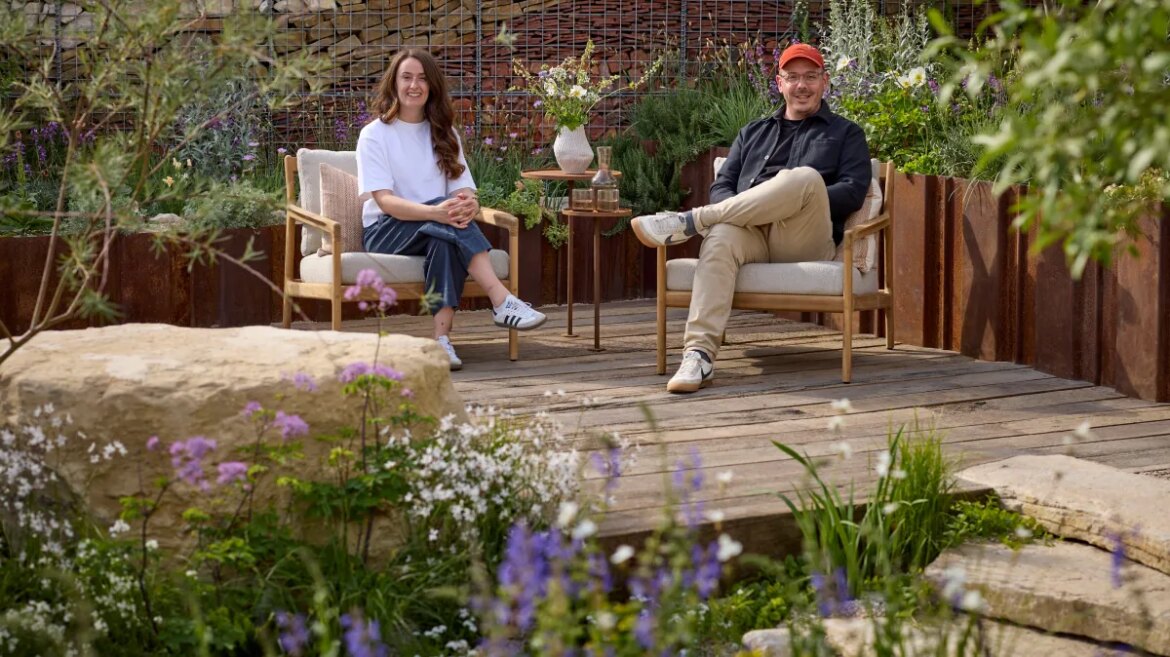 The cool designer duo doing a London garden at the Chelsea Flower Show The cool designer duo doing a London garden at the Chelsea Flower Show
