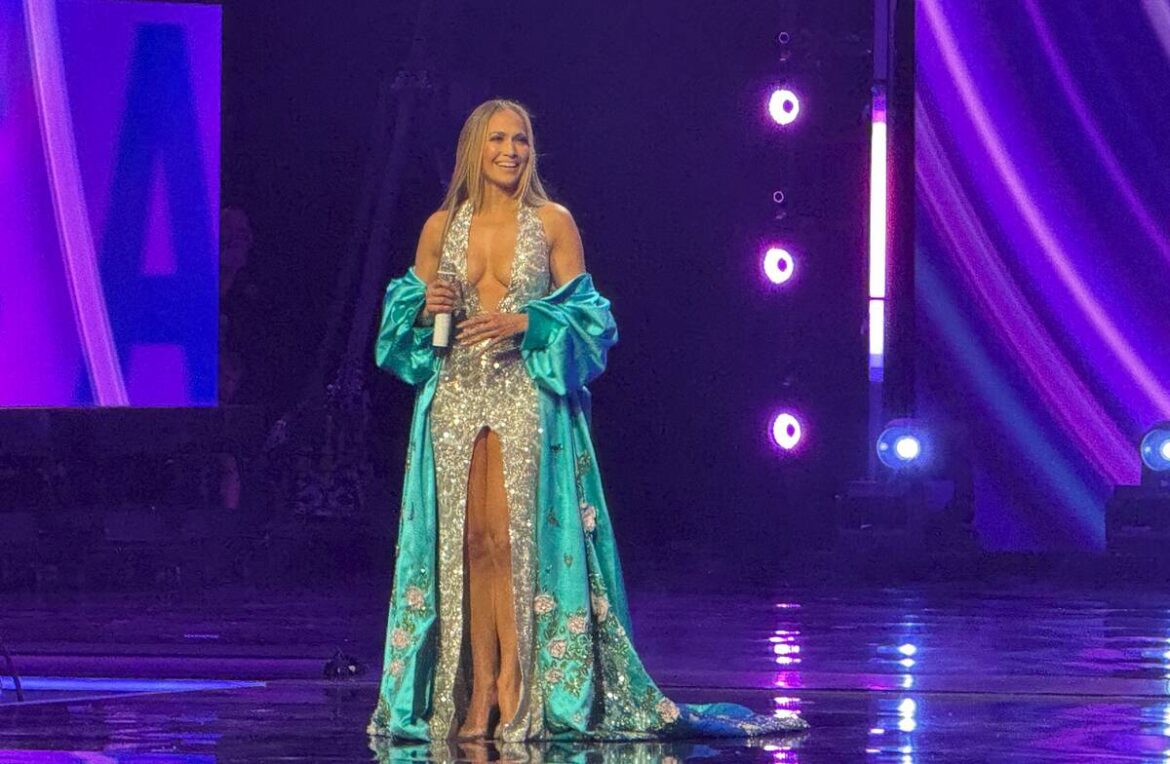 MGM Grand Garden Arena hosting back-to-back awards shows Jennifer Lopez is shown at the American Music Awards show on Monday, May 26, 2025. The "Jenny F ...