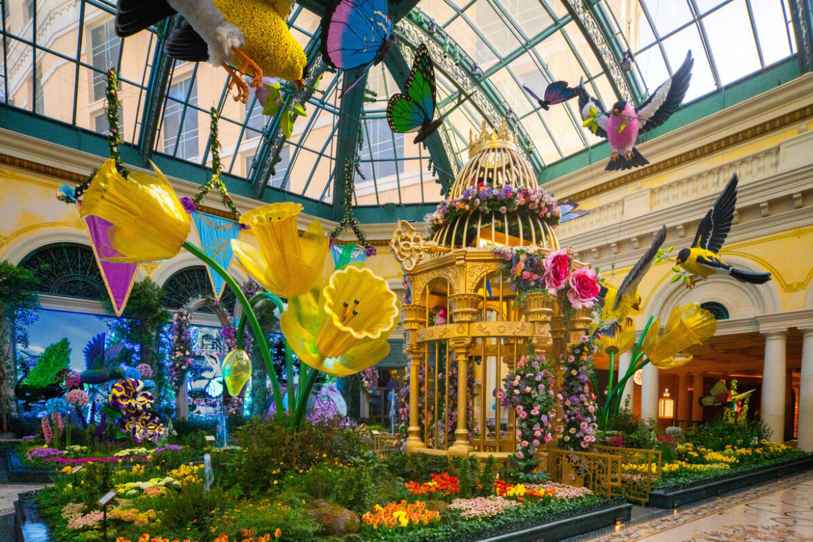 "Springtime Symphony" is on display at Bellagio’s Conservatory & Botanical Gardens through Ju ...