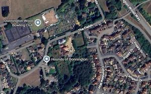 Aerial picture of The Fields, in Donnington. Picture: Google Maps