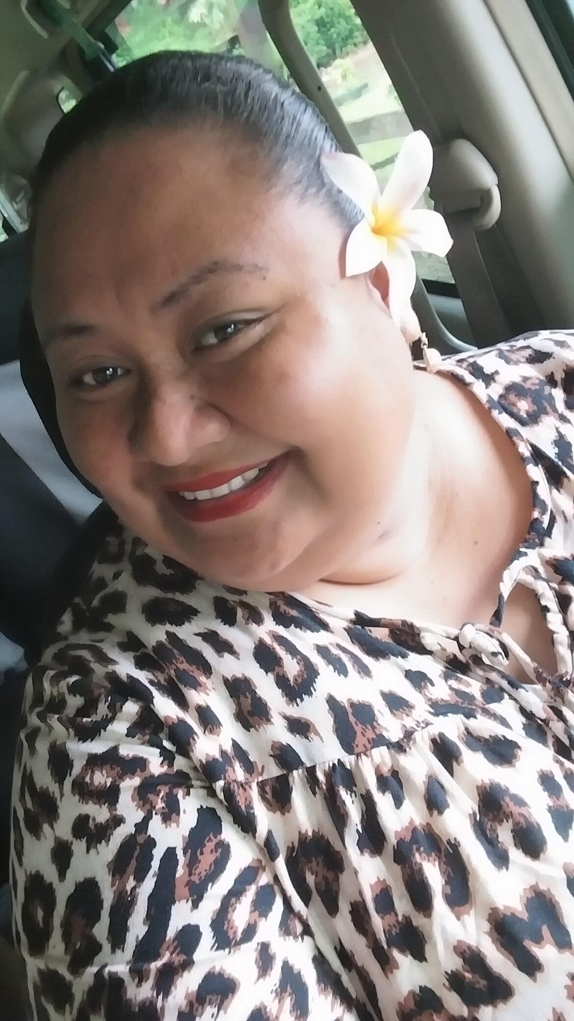 What do you think about my frangipani on my ear?