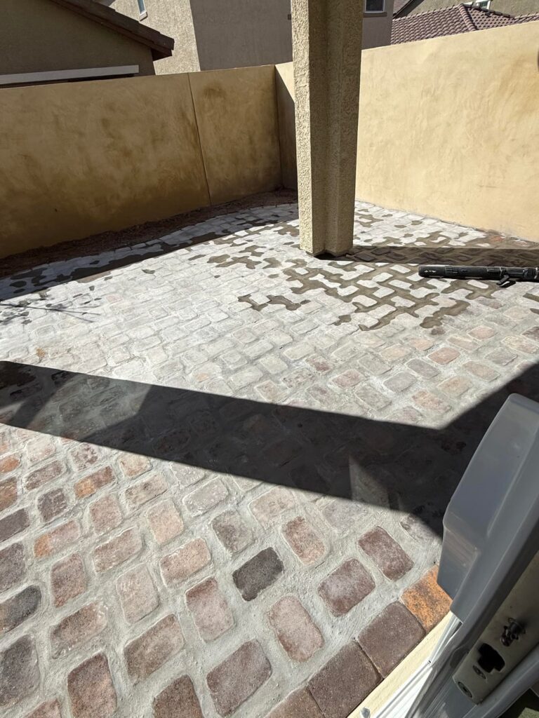 Landscaper messed up the pavers Landscaper messed up the pavers