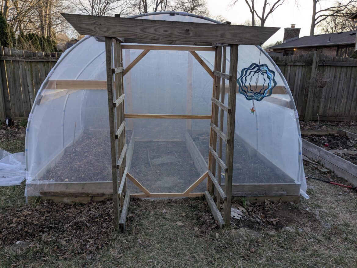 New tiny hoop house
