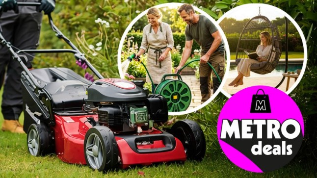 Metro Deals x Wowcher - a lawn mower, hose pipe and egg chair