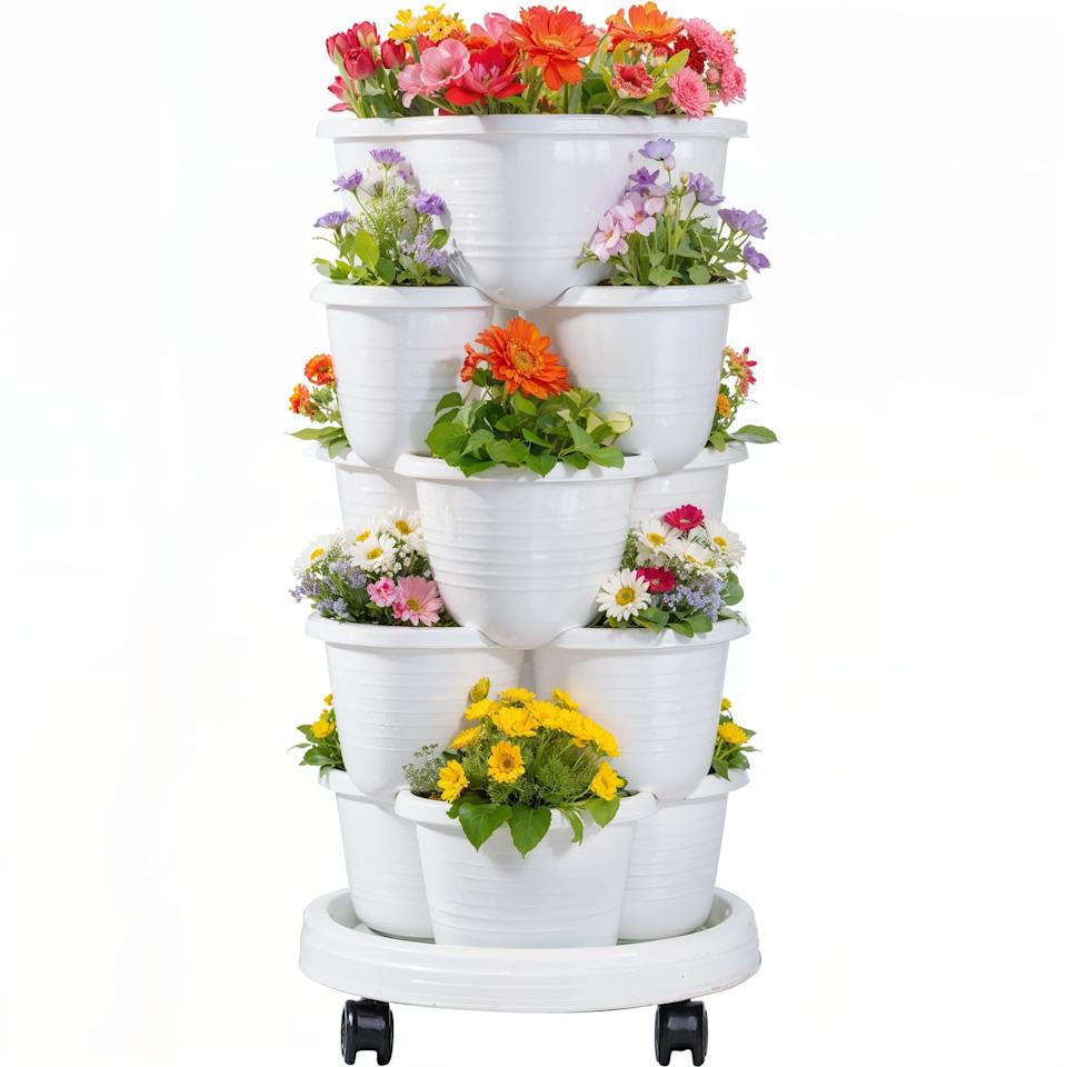 This Tiered Planter Kicked Off My First Garden 