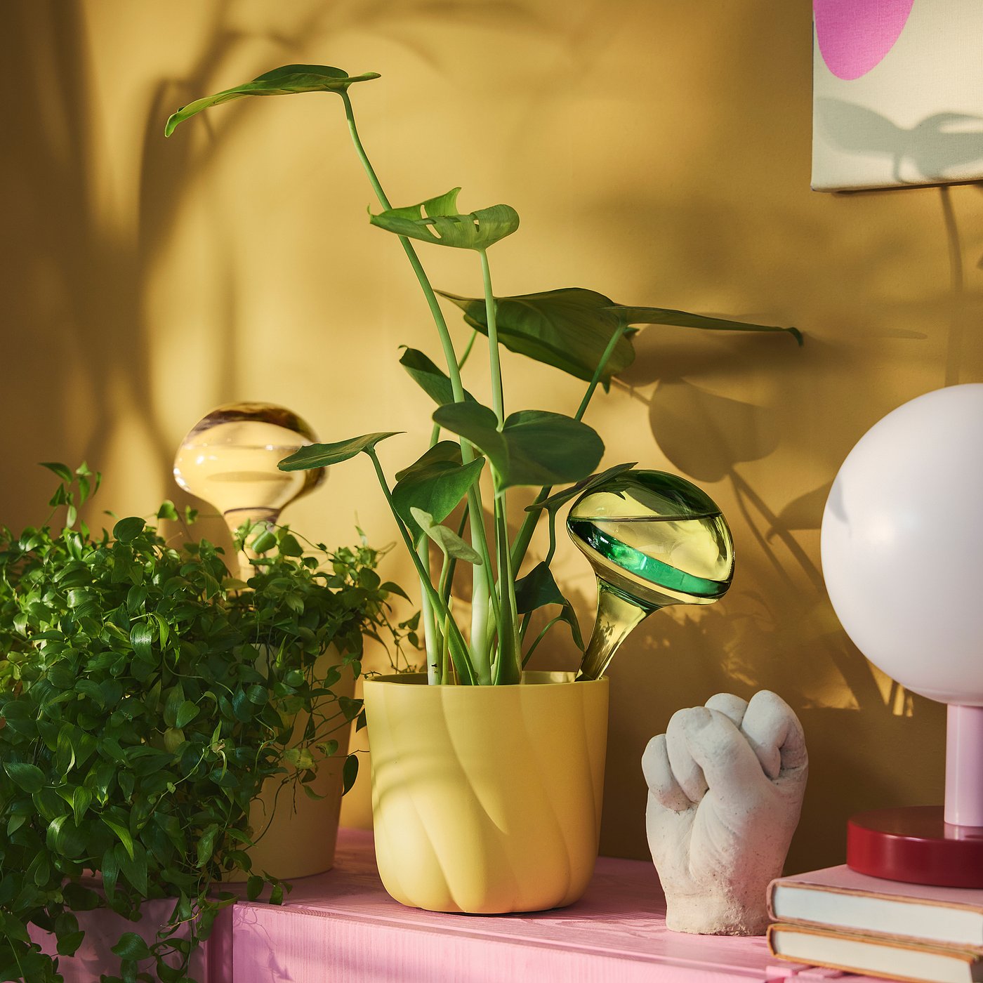 Doftrips Self-Watering Insert - Glass/pink Green 40 Cl