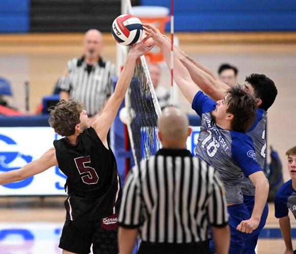 Manheim Central vs. Garden Spot - L-L League boys volleyball