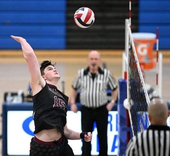 Manheim Central vs. Garden Spot - L-L League boys volleyball