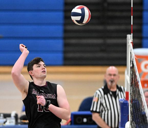 Manheim Central vs. Garden Spot - L-L League boys volleyball