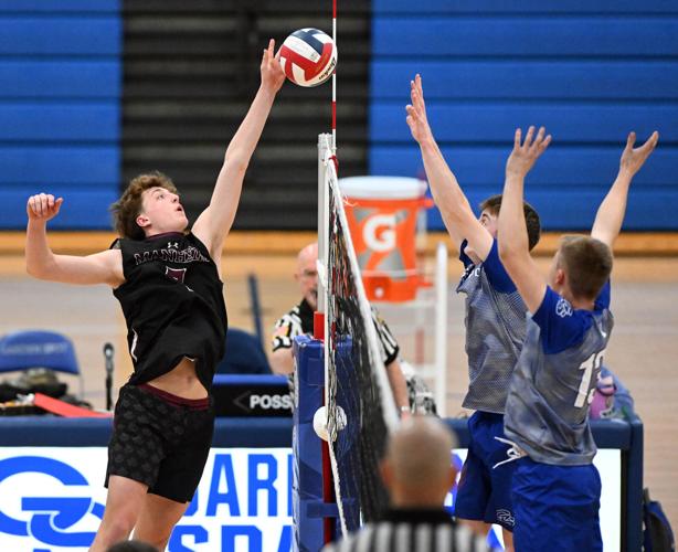 Manheim Central vs. Garden Spot - L-L League boys volleyball