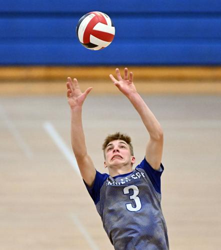 Manheim Central vs. Garden Spot - L-L League boys volleyball