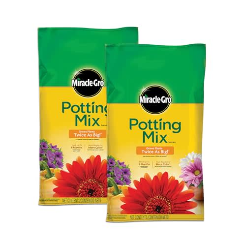 Miracle-Gro Potting Mix 16-Quart 2-Pack, $17 (was $24)