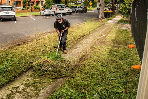 Nathan Stafford, founder of Nathan’s Lawns and Gardens.