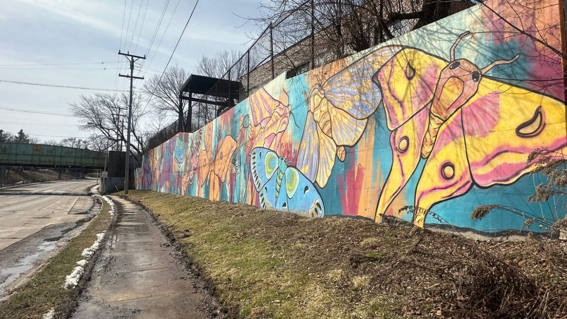 Community pollinator garden proposed for West Allis moth mural Community pollinator garden proposed for West Allis moth mural