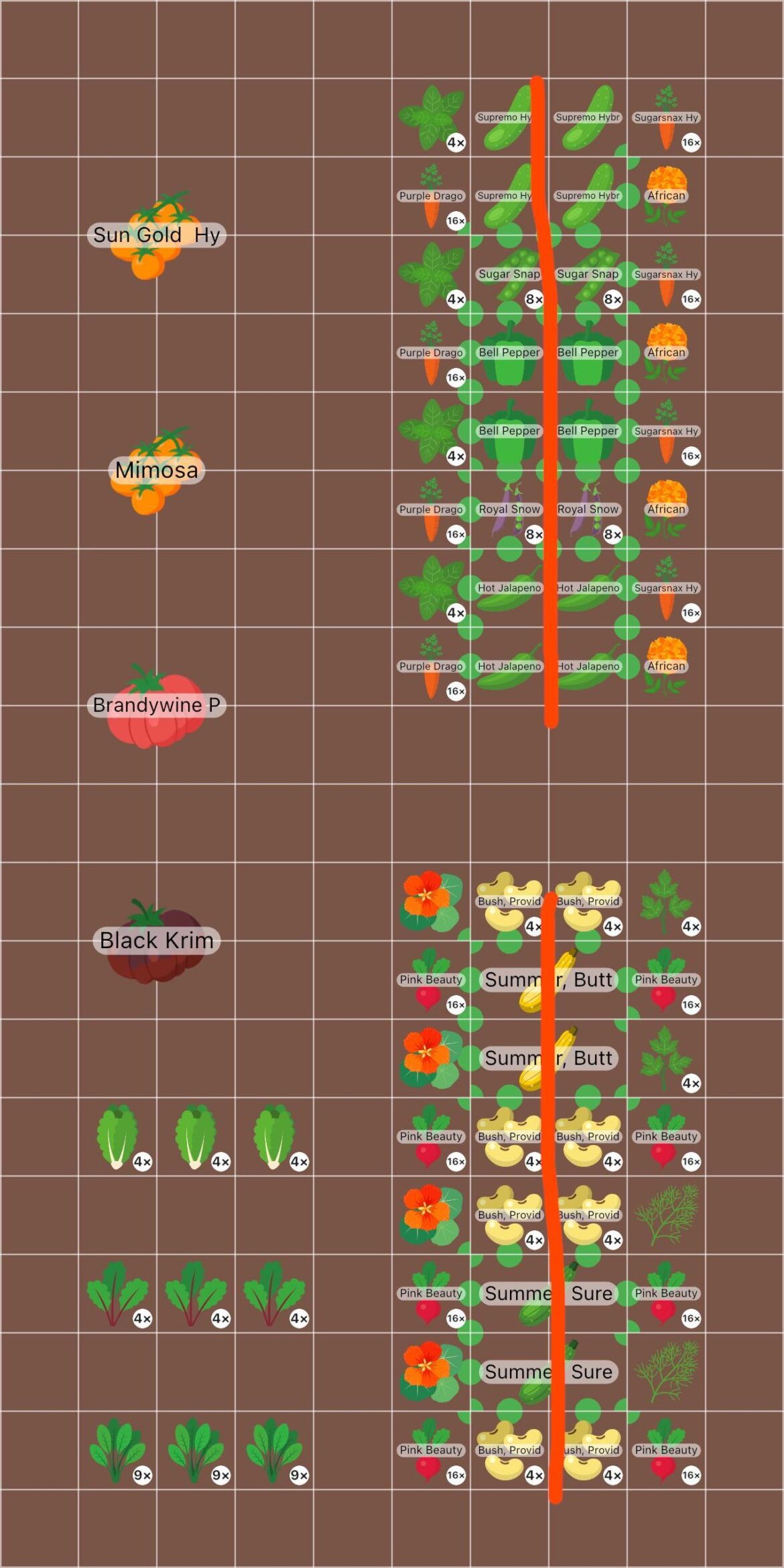 How is my garden plan looking? What can I do better?