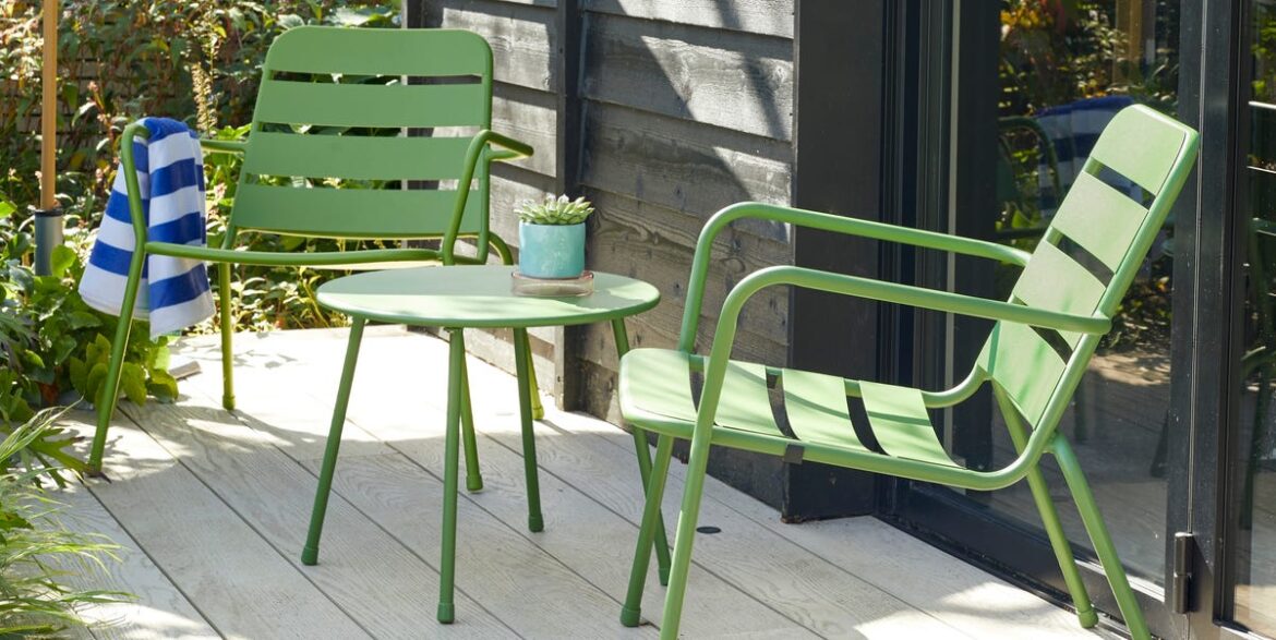 Habitat’s £99 Bistro Garden Set Is a Chic Dupe of Paris’s Iconic Park Chairs
