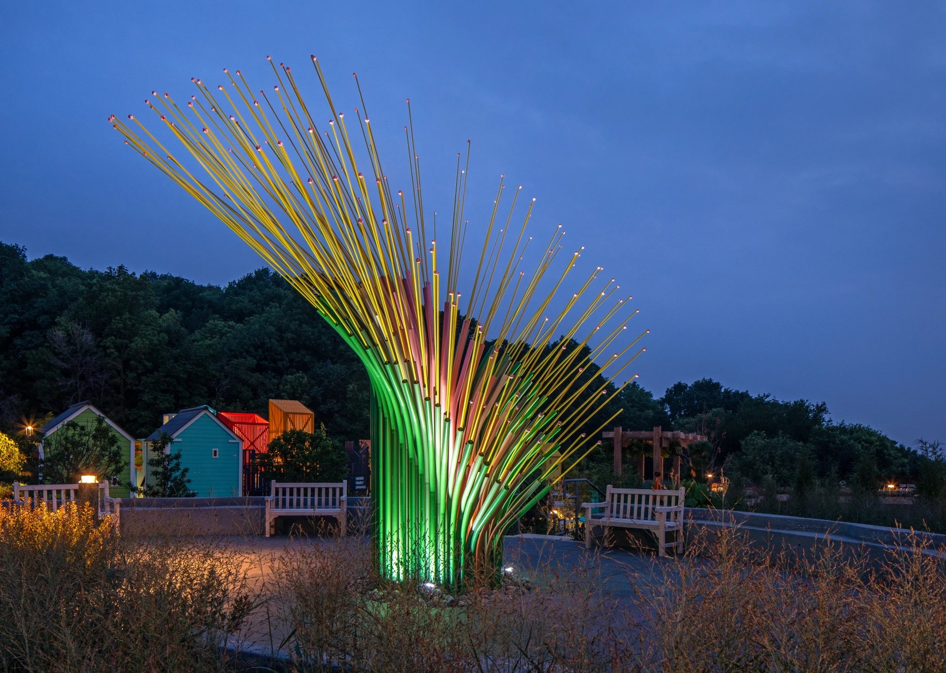 Chorus Ventus by NEON, A Plant-Inspired Installation Blooms at Lauritzen Gardens 7 Chorus Ventus by NEON, A Plant-Inspired Installation Blooms at Lauritzen Gardens