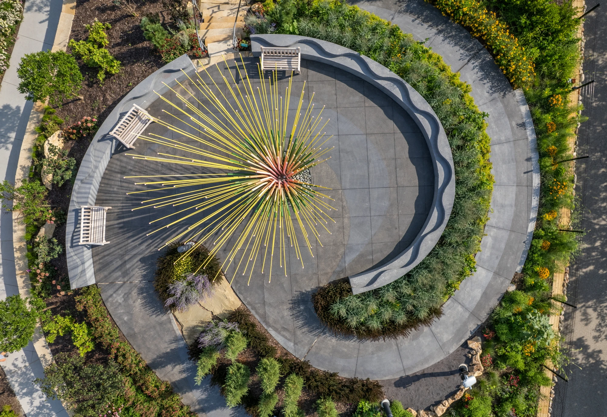 Chorus Ventus by NEON, A Plant-Inspired Installation Blooms at Lauritzen Gardens 5 Chorus Ventus by NEON, A Plant-Inspired Installation Blooms at Lauritzen Gardens