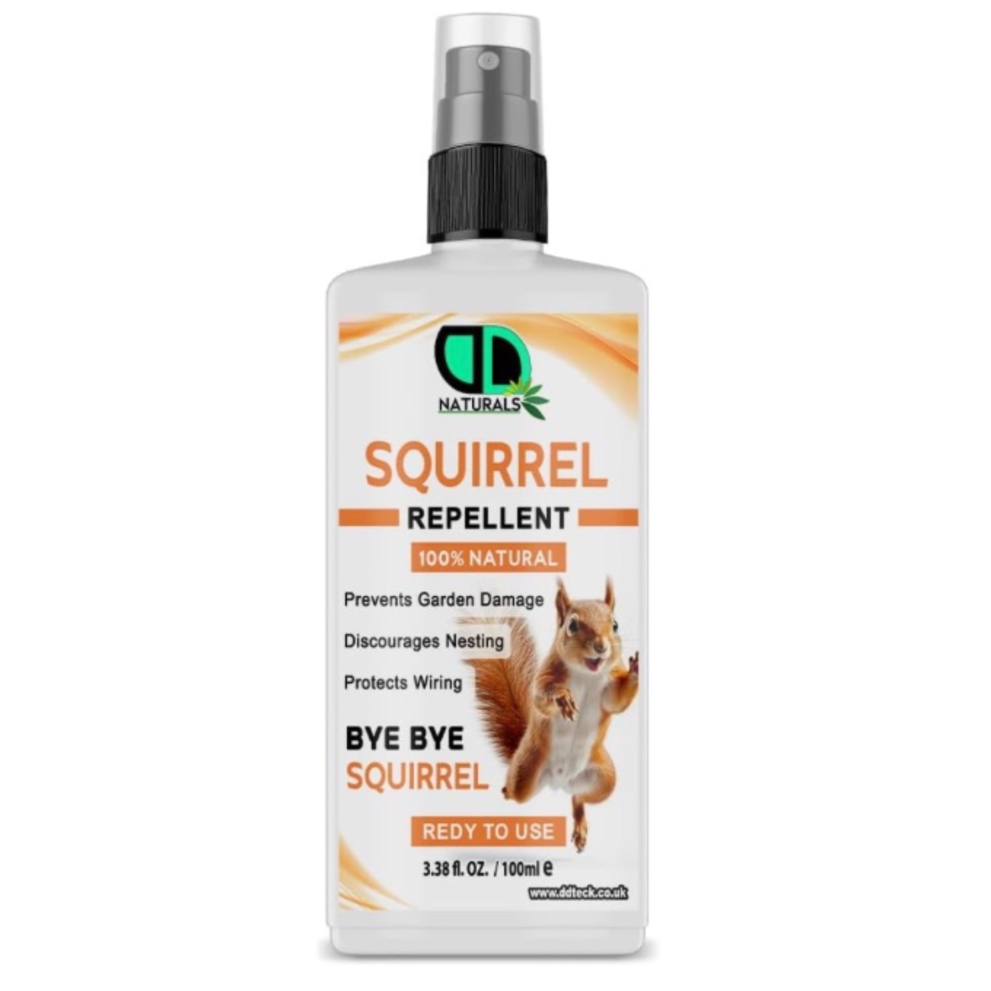 DD Teck , 100% Natural Squirrel Repellent Spray, 100ml