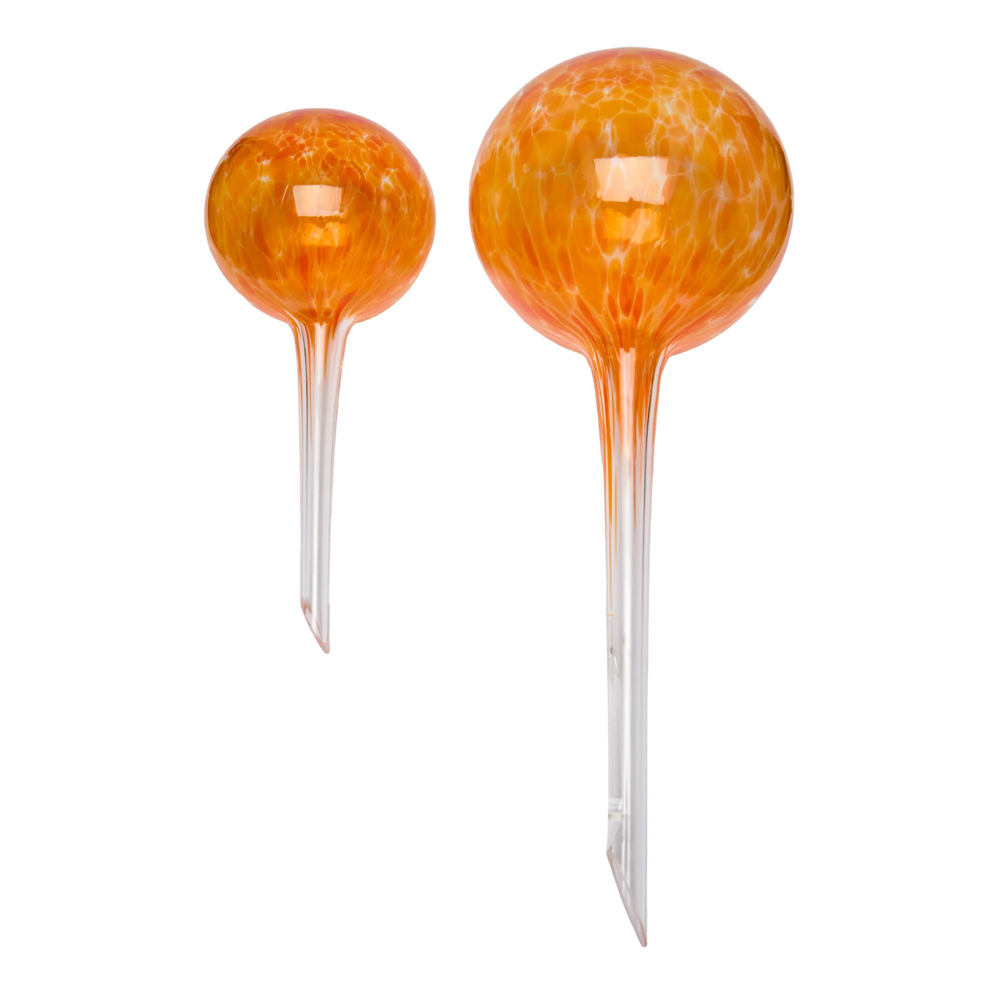 Dab'O, Hand-Blown Crystal Water-Diffusing Globes, Set o 2