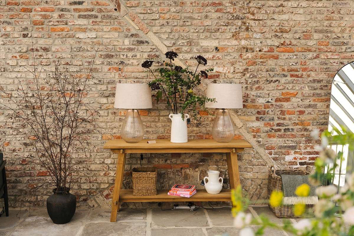 Garden Trading showroom display inside the Conservatory at Raby Castle Walled Gardens
