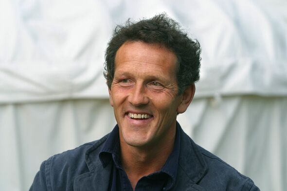 British television presenter and gardener Monty Don, with his wife Sarah, pictured at the Edinburgh International Book Festival, where they discussed 