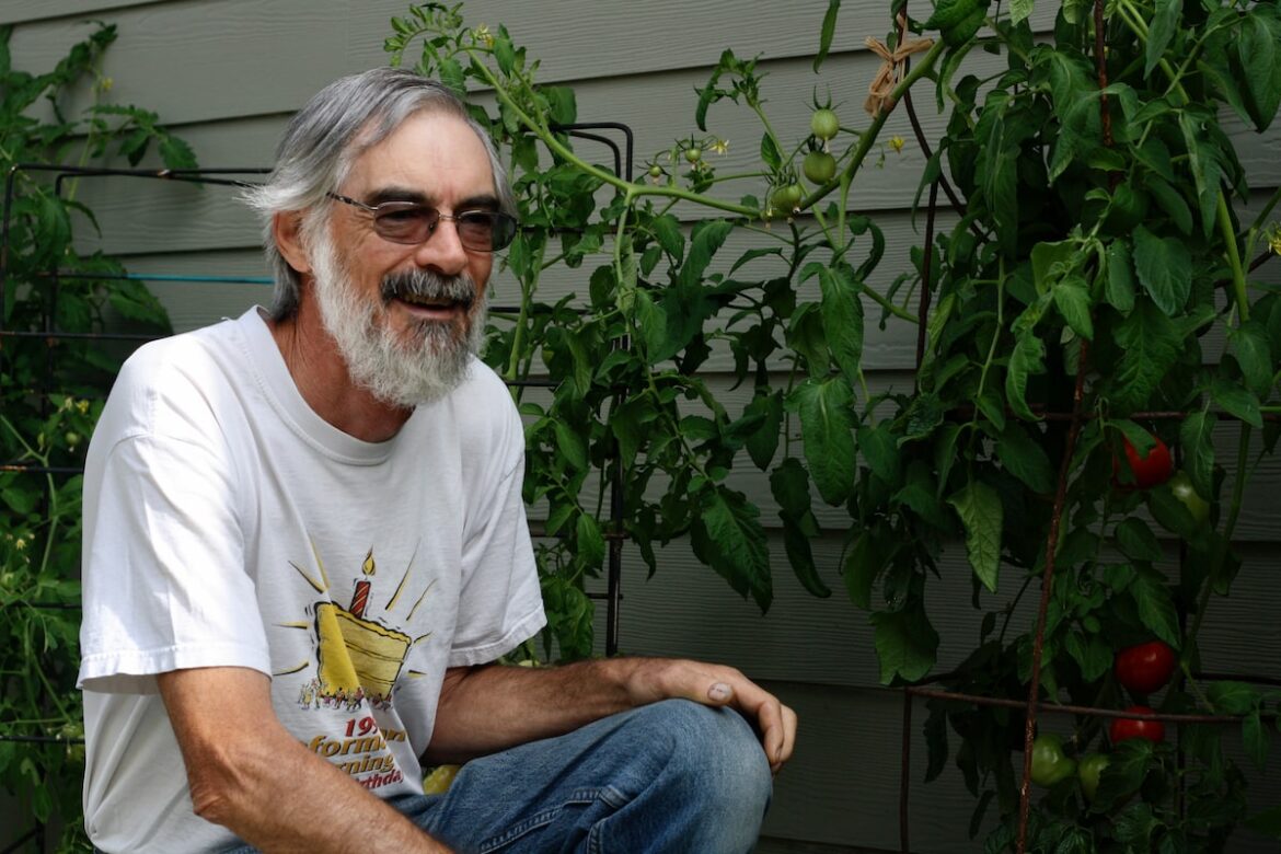 Don Mitchell loved to garden but didn’t mind if his kids played with the radishes Don Mitchell loved to garden but didn’t mind if his kids played with the radishes