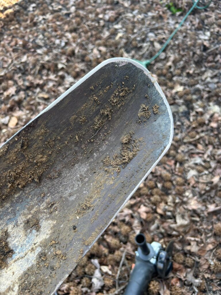 I highly recommend sharpening your shovels!