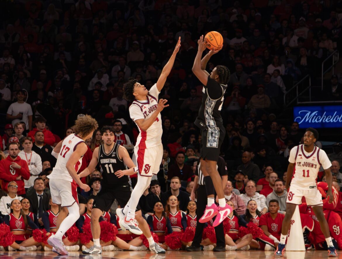 Hoyas Can’t Close Garden Upset Against St. John’s