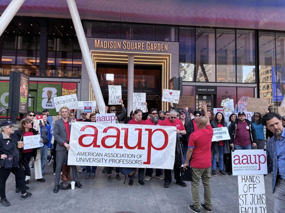 St. John’s University Unions Rally at Madison Square Garden – The Torch St. John’s University Unions Rally at Madison Square Garden – The Torch