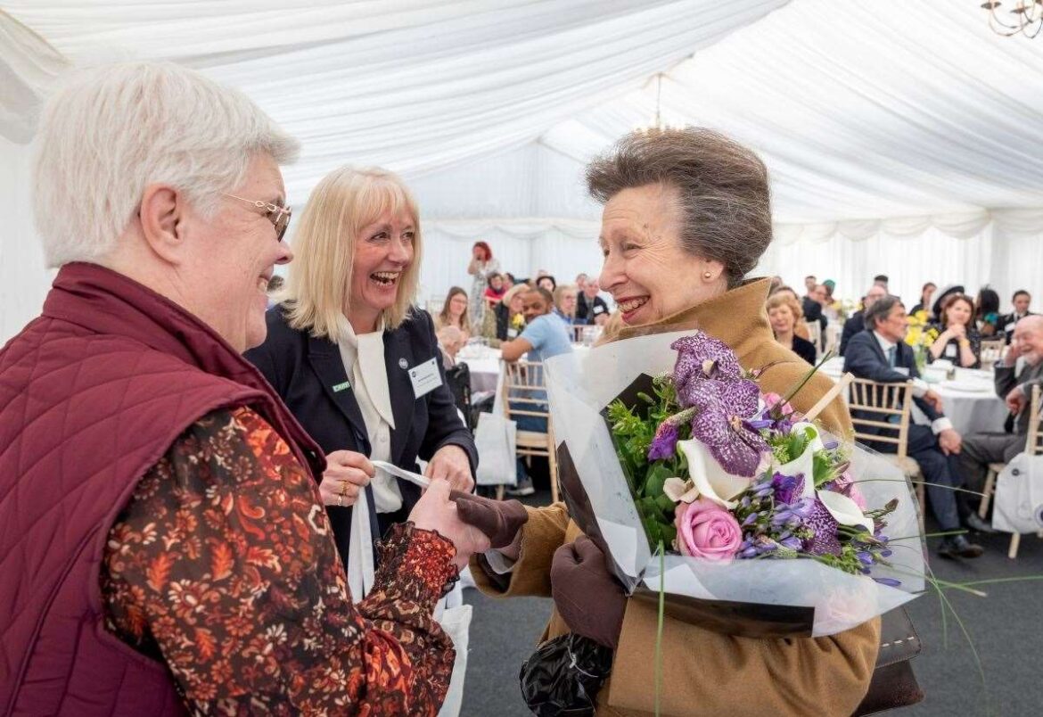Princess Anne visits disabled potters and gardeners at Hft centre in Ugley Princess Anne visits disabled potters and gardeners at Hft centre in Ugley