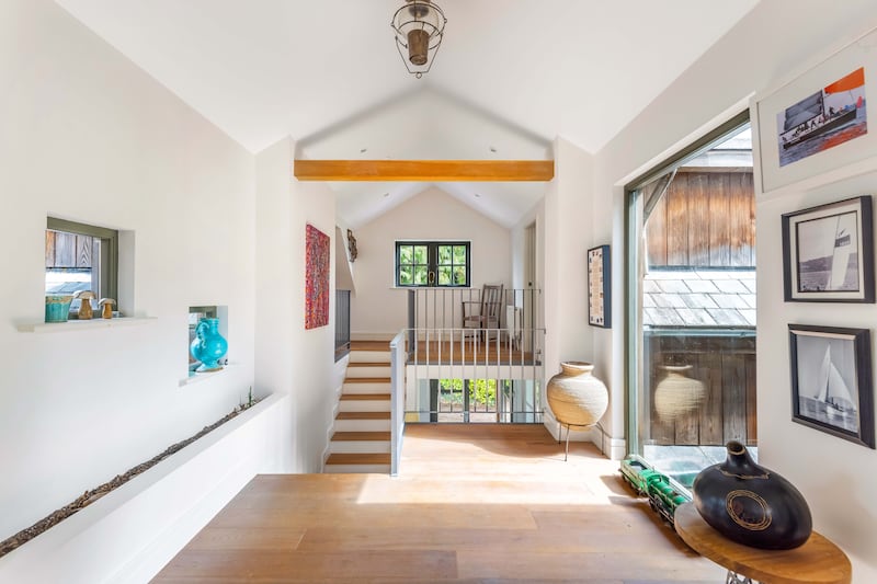 Hallway offers plenty of natural light