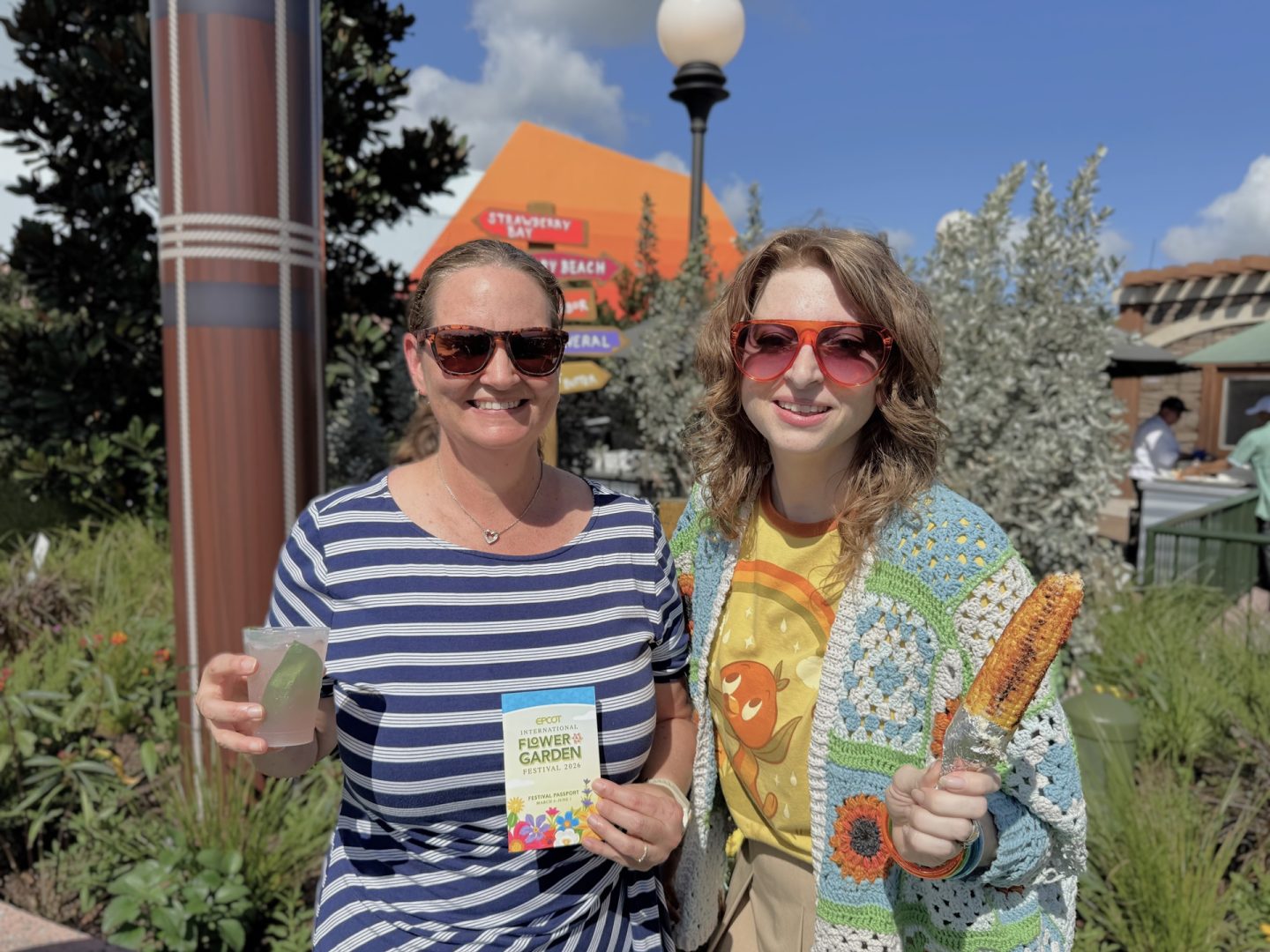Katie Wilson and Rain Blanken Garden Graze EPCOT