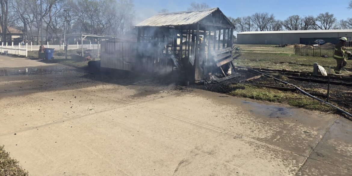Controlled fire near community garden in Saline County grows out of control