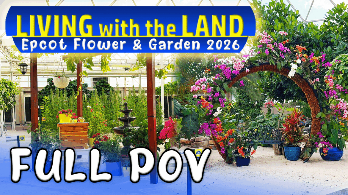 PHOTOS, VIDEO: Living With the Land Barely Decorated for the Start of EPCOT Flower & Garden Festival 2026 PHOTOS, VIDEO: Living With the Land Barely Decorated for the Start of EPCOT Flower & Garden Festival 2026