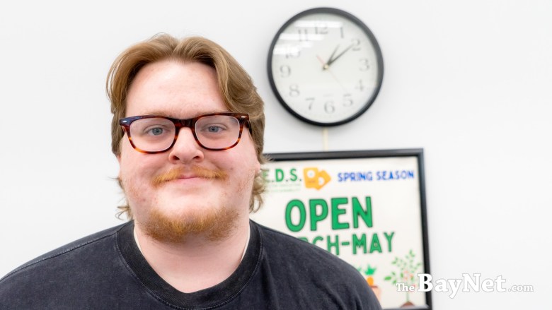Luke Rowe, library assistant at Leonardtown Library