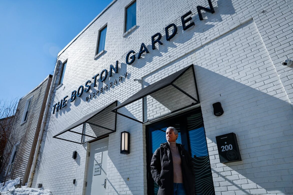 TD Garden owner sues Boston Garden cannabis shop over trademark Ivelise Rivera, founder and majority owner of Boston Garden Dispensary, stands outside her shop in Cambridge.