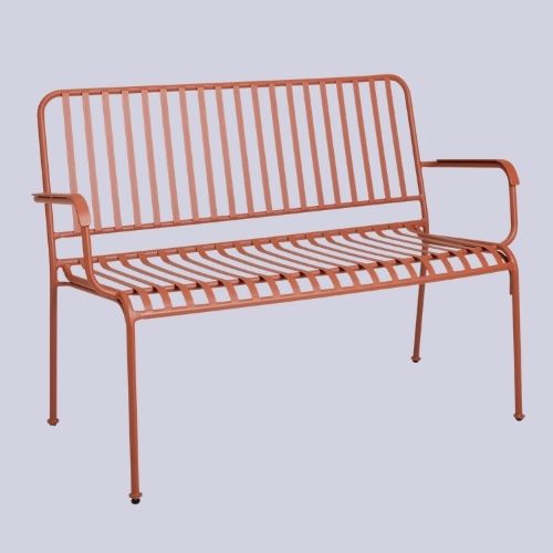 Habitat, Indu 2 Seater Metal Garden Bench