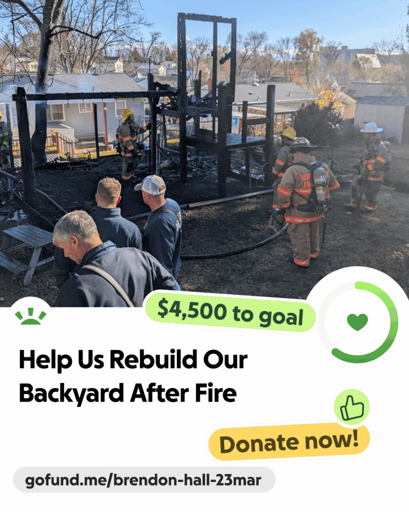 Please Help us rebuild after Fire destroyed our vegetable garden