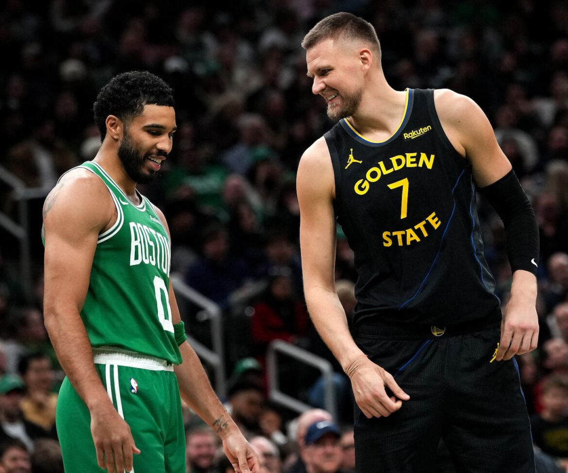What Kristaps Porzingis said about his return to TD Garden Kristaps Porzingis was all smiles with his former teammates.