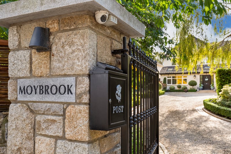 Gated entrance into Moybrook